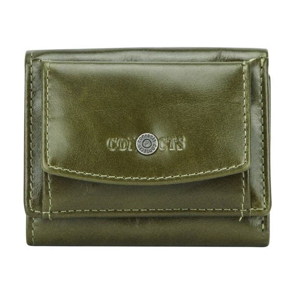 Genuine Leather RFID 3 fold Waterproof Street trend Wallet