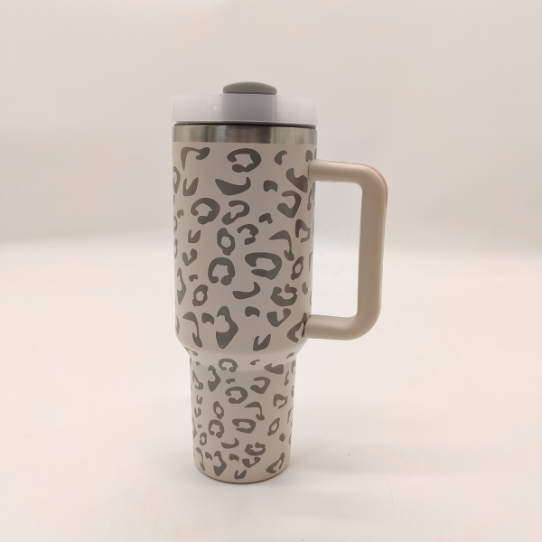 40 oz Leopard Print Water Bottle - Image 2