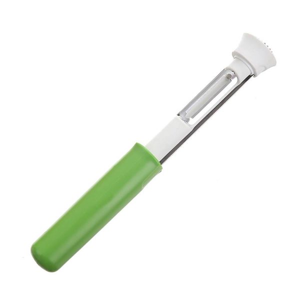2 in 1 Ergonomic Stainless Steel Fruit Corer Peeler