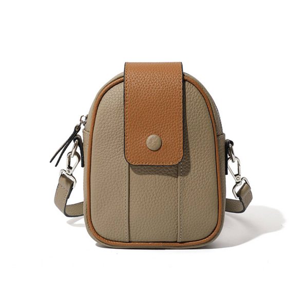 Genuine Leather Multifunctional cross-body phone bag - Image 2