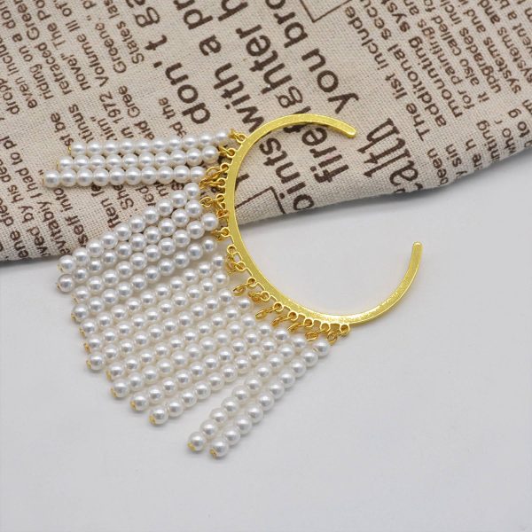 Alloy Pearl tassel opening bracelet - Image 4