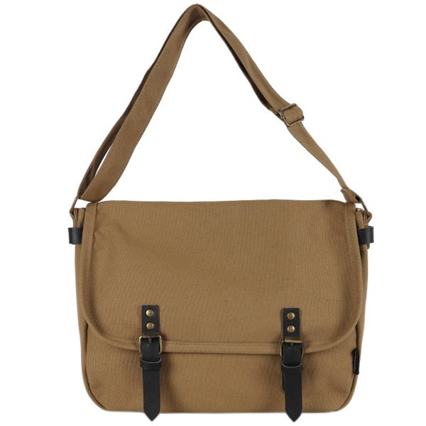 Canvas Large capacity vintage postman shoulder bag - Image 4