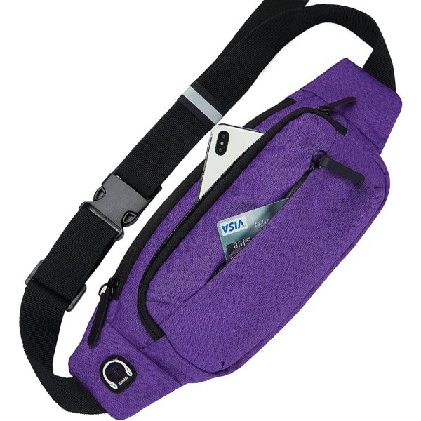 Large Crossbody Fanny Pack for Women Men Belt Bag - Image 2