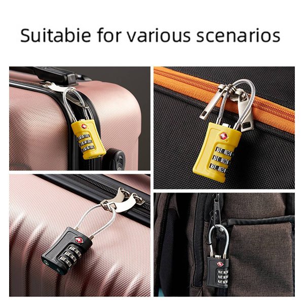 Tsa-Certified Steel Cable Combination Lock - Image 12