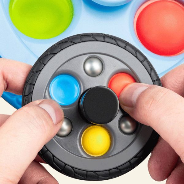Educational Fidget Spinner Bouncing Tire Stress Relief Toy - Image 7