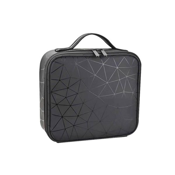 Large Capacity Multi-Compartment Oxford Makeup Bag