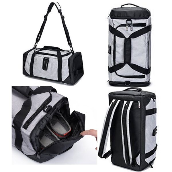 Oxford Men Backpack 3-Way Sports Duffel Bags - Image 5