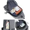 Small Water Resistan Crossbody Waist Bag With Earphone Hole - Image 5