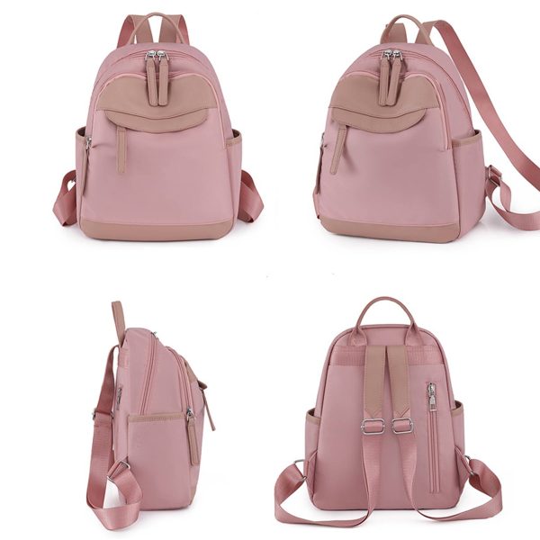 Ladies Nylon Travel Backpack Purse - Image 4