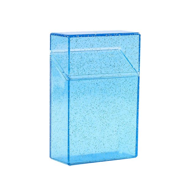 Portable Plastic Transparent Thin Cigarette Storage Case