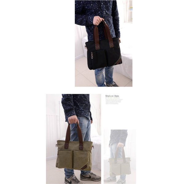 Women Satchel Shoulder Handbags with Multiple Pockets - Image 4
