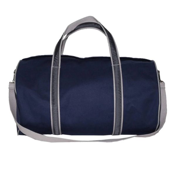 Lightweight Round-Shaped Canvas Gym Travel Bag w/ Strap