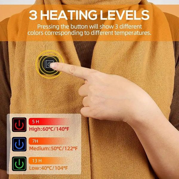 Winter Smart Heated Warm Scarf - Image 3