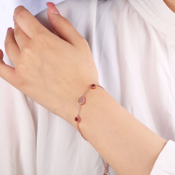 Alloy Statement rose gold bracelet - Image 2