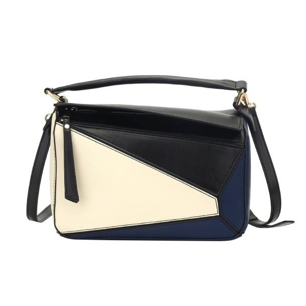 PU Contrast Crossbody Handbags Shoulder Bag For Women - Image 2