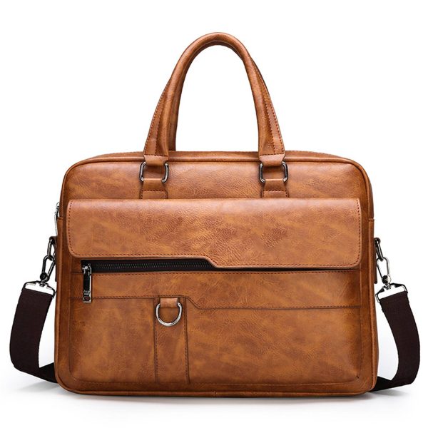 PU Men's Business Crossbody Bag - Image 4