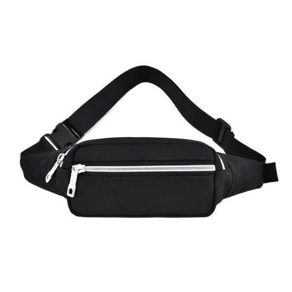 Waterproof Oxford Cloth Zipper Waist Pack Casual Style - Image 2