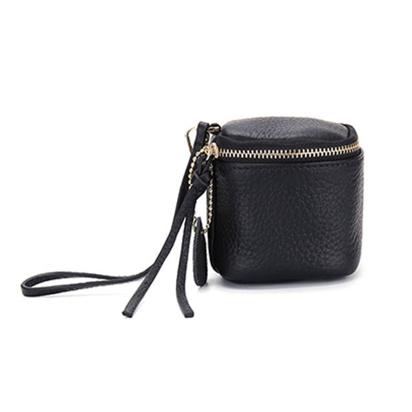 Genuine leather women's mini carrying coin bag - Image 4