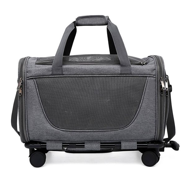Oxford Pet Trolley Case Mesh Bag - Image 2