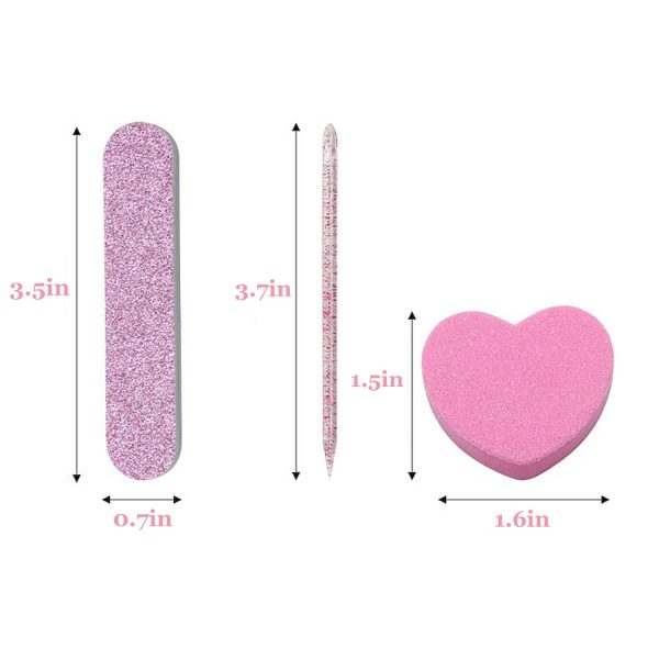 Professional 3-In-1 Nail Art Kit – File, Buffer & Picker - Image 4