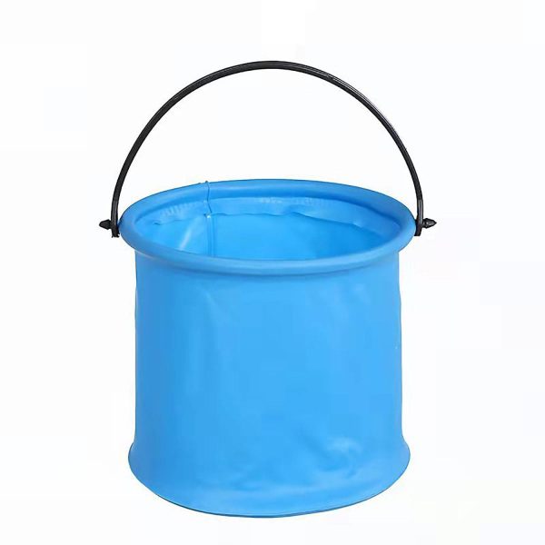 Folding PVC Beach Sand Bucket for Kids