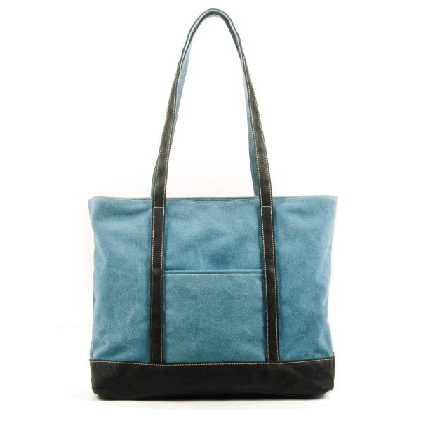 Multicolor Canvas Water-resistant Tote Bag
