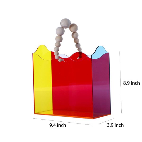 Colorful Acrylic Hand Held Gift Box - Image 3