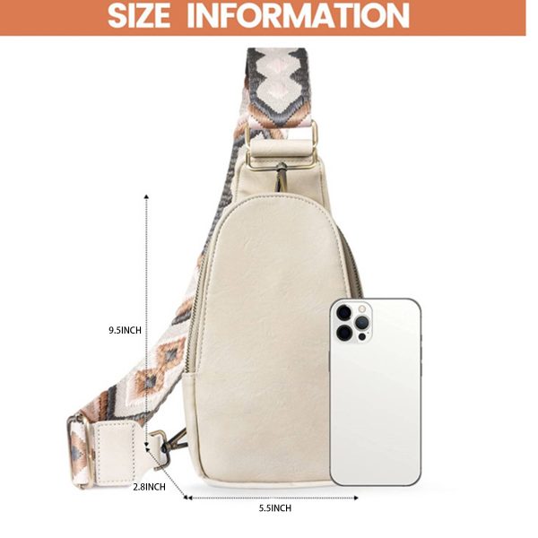PU Leather Small Crossbody Sling Backpack Multipurpose - Image 6