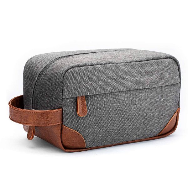 Canvas Waterproof Toiletry Hanging Cosmetic bag - Image 2