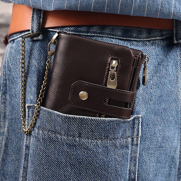Genuine Leather RFID Card Holders for men - Image 5