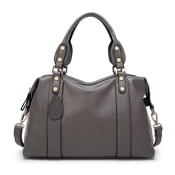PU Purse with Handle Shoulder Tote Bag - Image 4