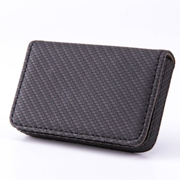 PU leather business card storage bag