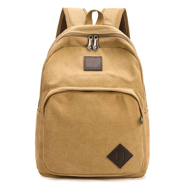Wear-resistant Canvas Travel Backpack - Image 5