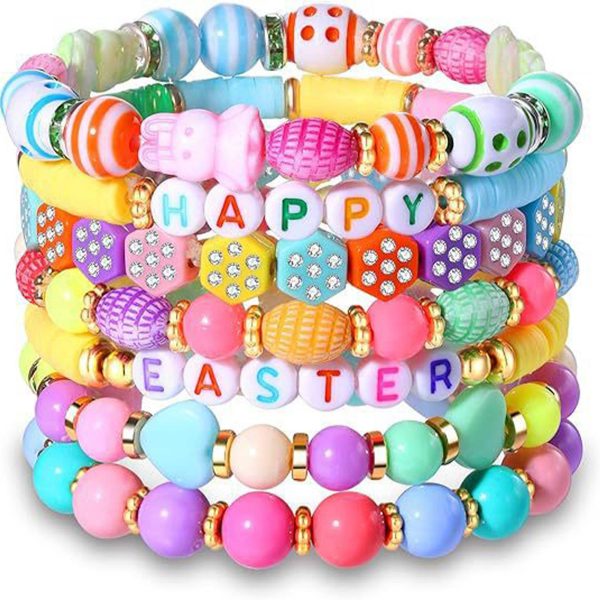 Acrylic Plastic Macaron resurrection rabbit bracelet