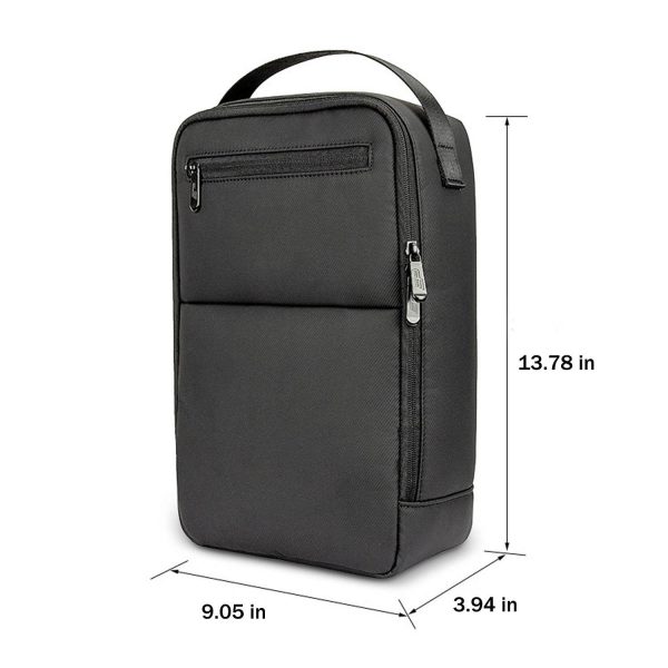 Lightweight Portable Ventilated Nylon Golf Shoe Bag - Image 5