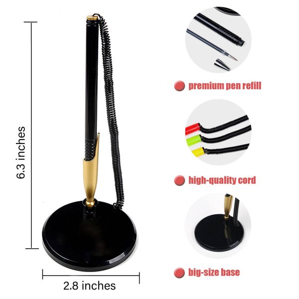Plastic Secure Cord Counter Pens - Image 9