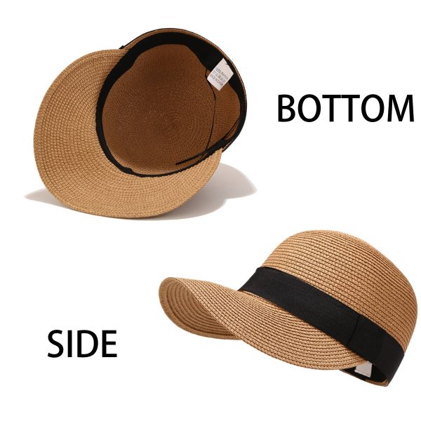 Jute Beach sunscreen straw cap - Image 5