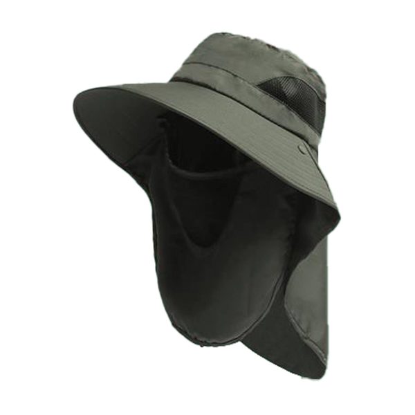 Fishing Hat With Neck Flap And Sun Protection - Image 3