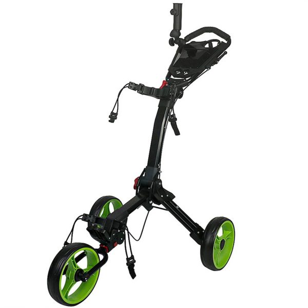 3 Wheel Foldable Lightweight Aluminum Golf Push Cart - Image 4