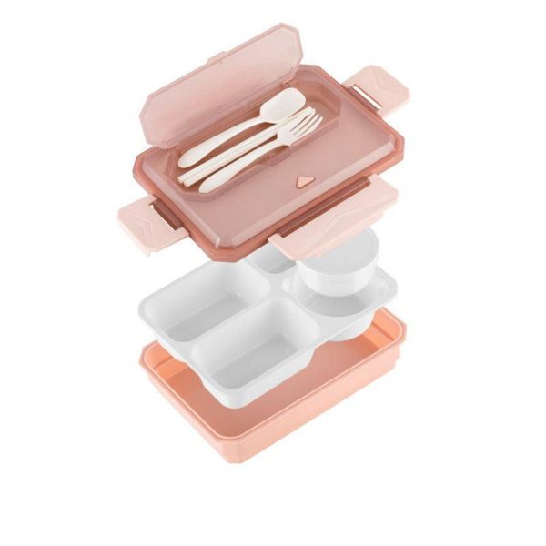 Large Capacity Double Layer Insulated Lunch Box - Image 3