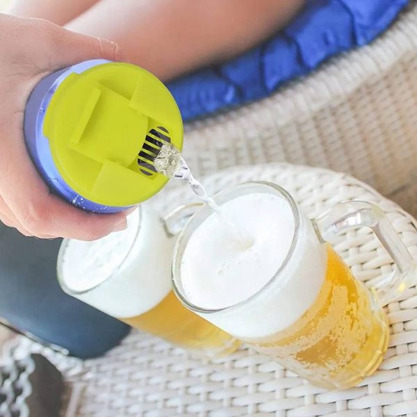 Reusable Soda Can Lid w/ Leakproof Seal