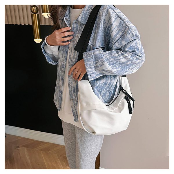 Lightweight Waterproof Nylon Single-Shoulder Bag - Image 10