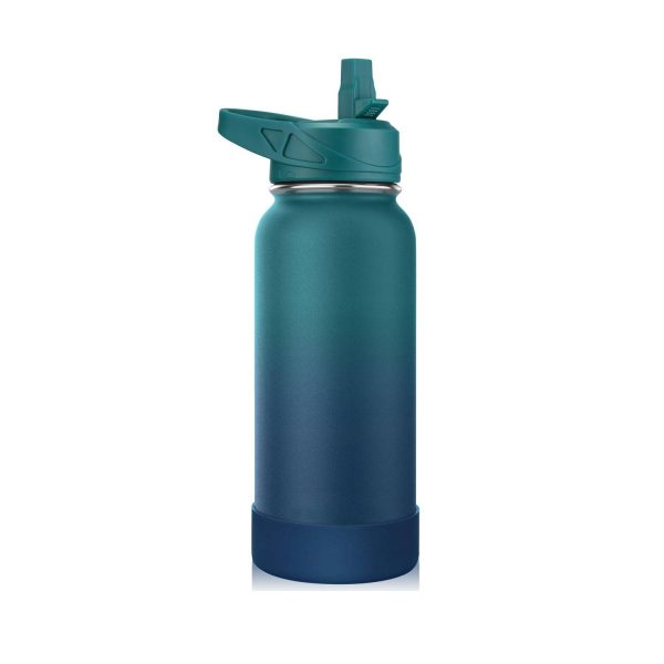 32oz Portable Gym Stainless Steel Insulated Water Bottle