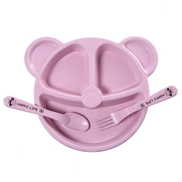 Plastic children's compartment dinner plate - Image 2