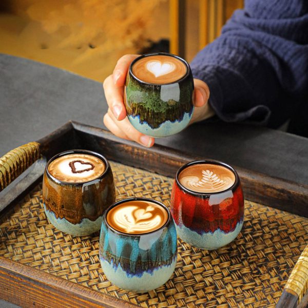 3oz Ceramic Kiln Change Coffee Cup - Image 7