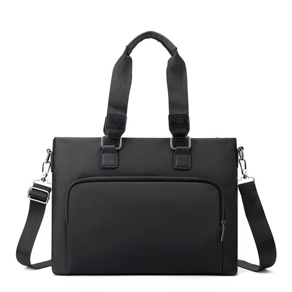 Polyurethane Business Waterproof Laptop Cross-body Bag