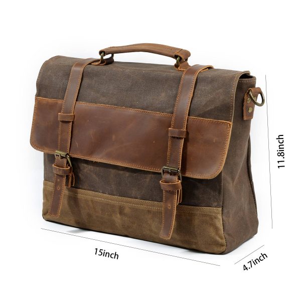 Canvas Waterproof Messenger bag - Image 4