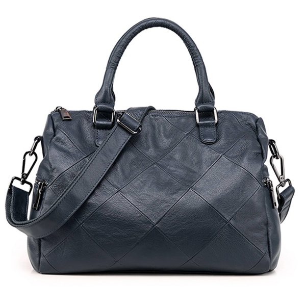 Genuine Leather Satchel Tote Bag for Women - Image 2