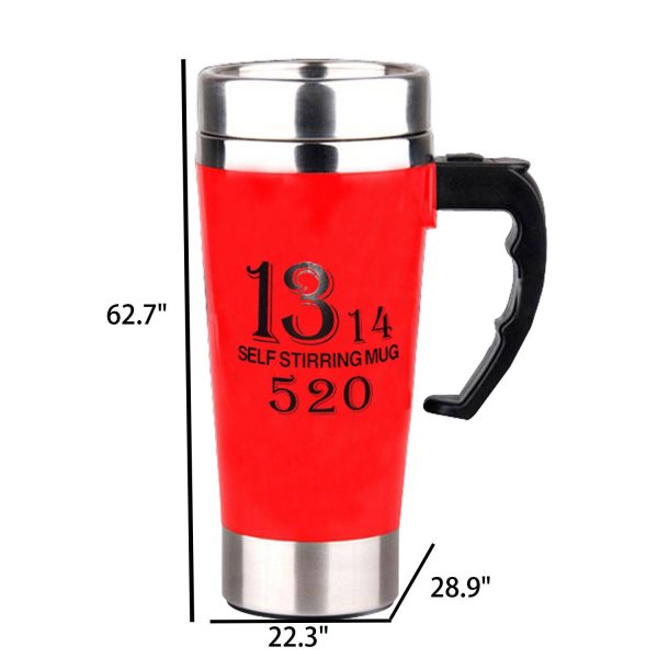 28oz Stainless Steel Auto Stirring Coffee Mug - Image 10