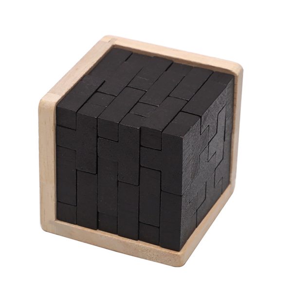 54pcs Fun Wooden Square Building Block Puzzle Toy - Image 7